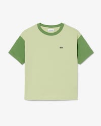 T-Shirt aus Baumwolle mit kontrastierender Einfassung