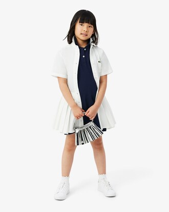 Polokleid aus Piqu&eacute;