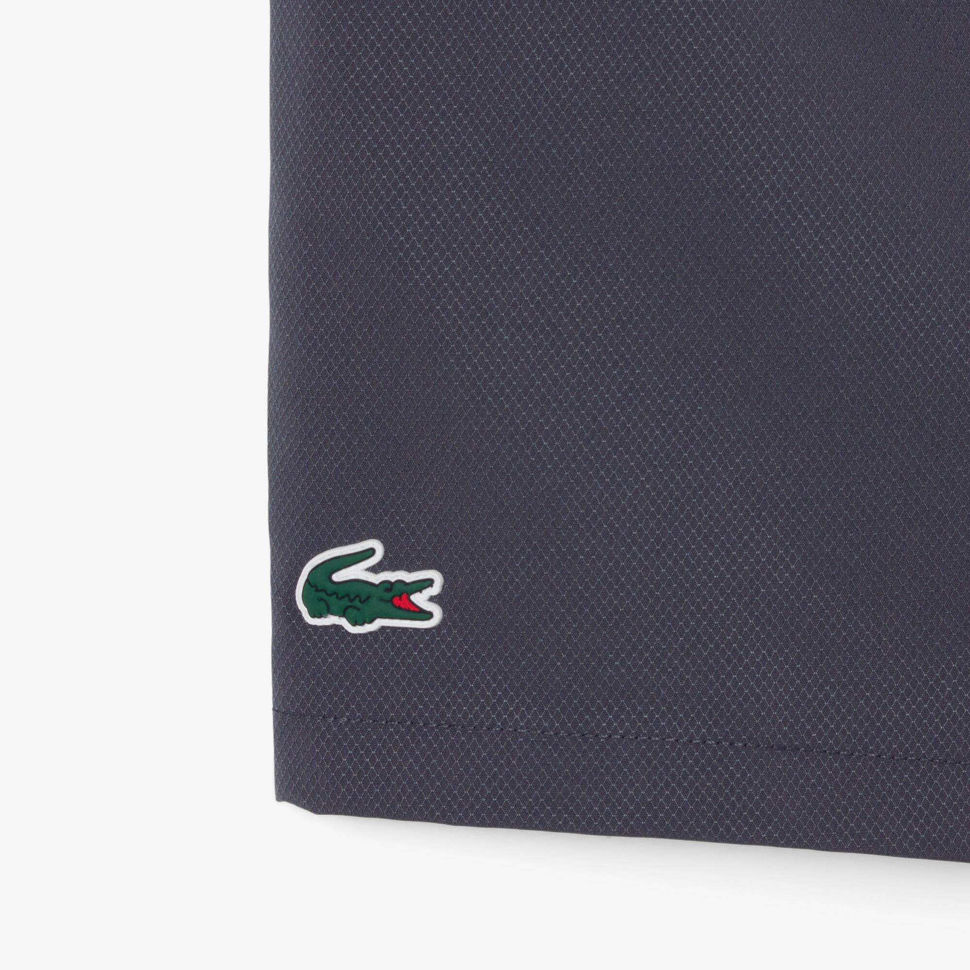 Thumbnail - Lacoste Sportshorts aus Diamant-Taft - Dunkelgrau Size 11 - 14A