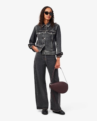 Denim-Jacke aus Baumwolle