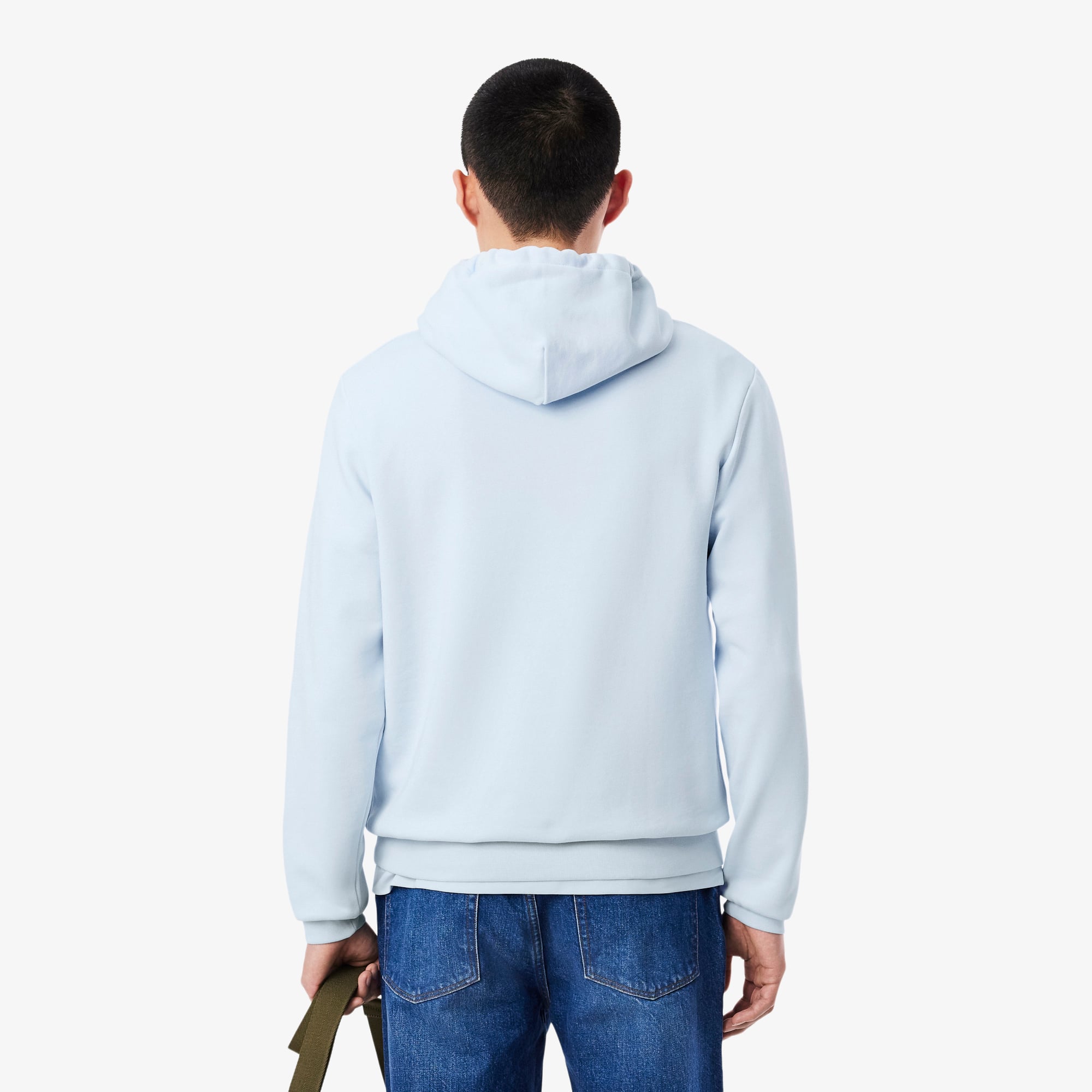 Thumbnail - Lacoste Hoodie aus Baumwollfleece - Hellblau Size XXL