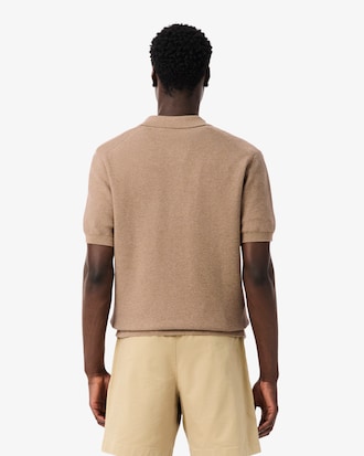 Classic Fit-Polohemd aus Strick