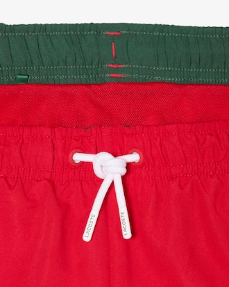 Einfarbige Badehose mit Futter