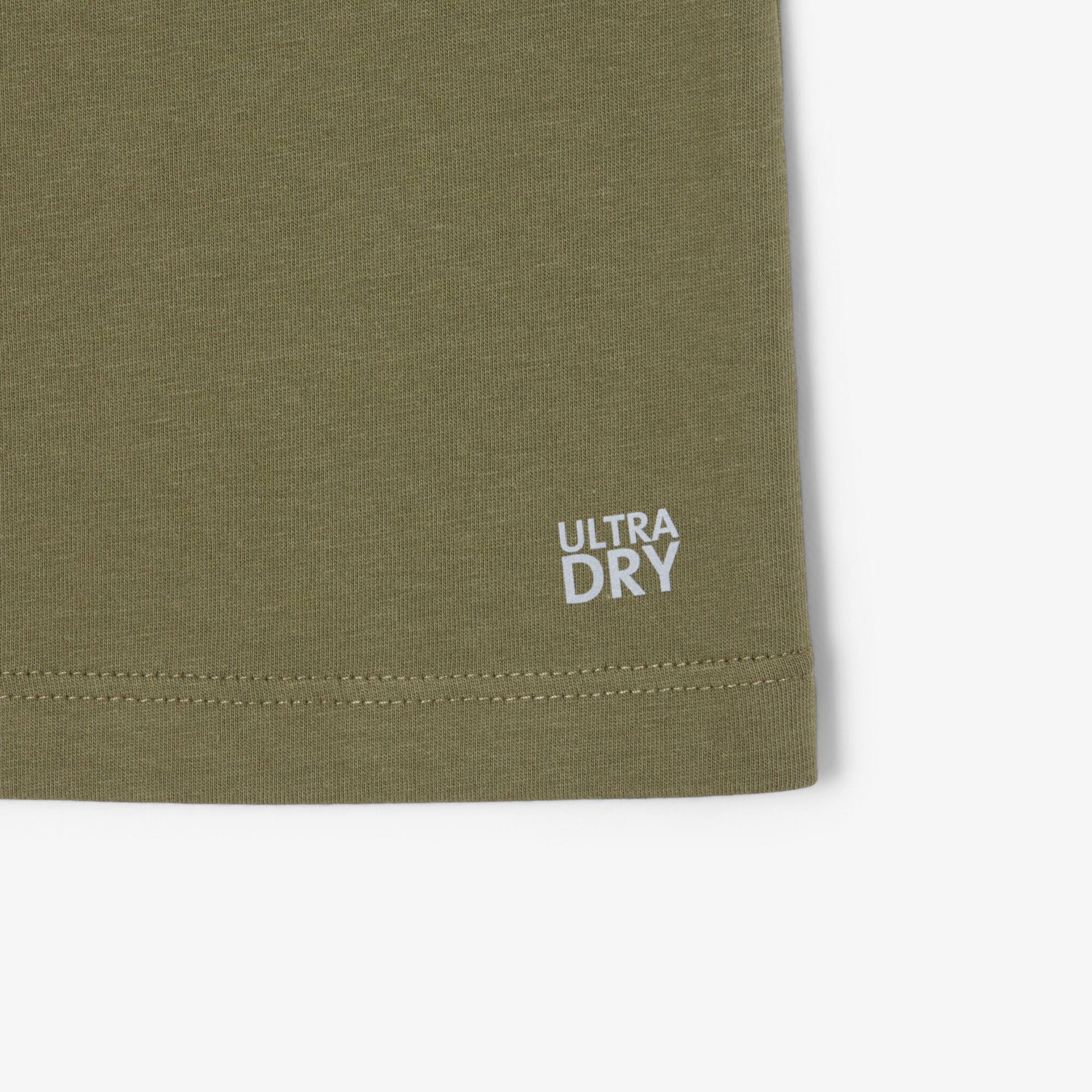 Thumbnail - Lacoste Sport-T-Shirt aus technischer Baumwolle mit Ultra Dry-Technologie - Khaki Grün Size 40