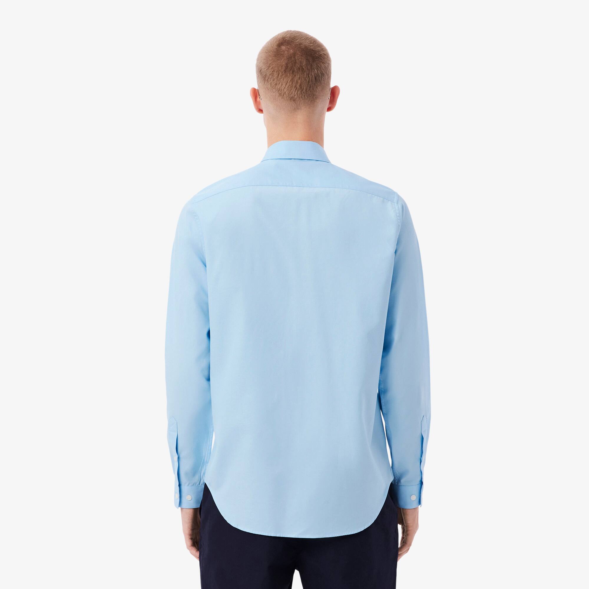 Thumbnail - Lacoste Regular Fit-Hemd aus Baumwolle - Pastellblau Size 44