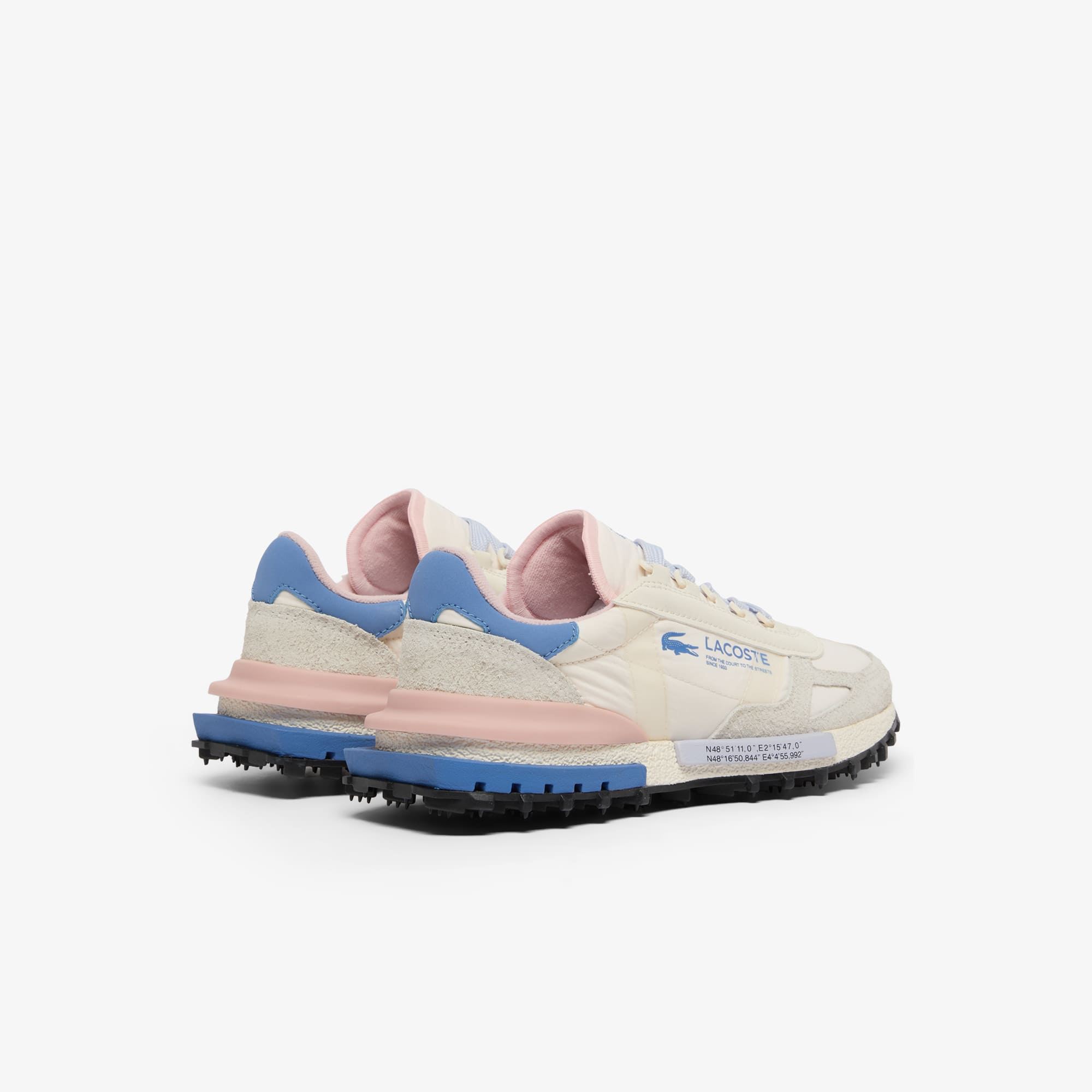 Thumbnail - Lacoste Damen-Sneakers Elite Active - OFF WHT/LT PNK/BLU Size 36