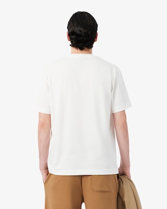 T-Shirt aus Petit Piqu&eacute; mit Pima-Baumwolle