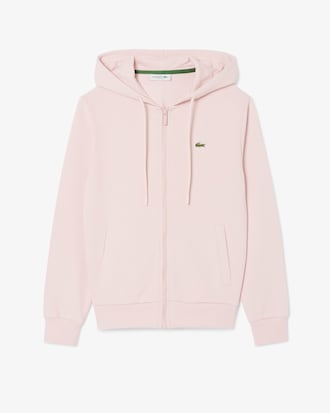 Fleece-Hoodie mit Rei&szlig;verschluss