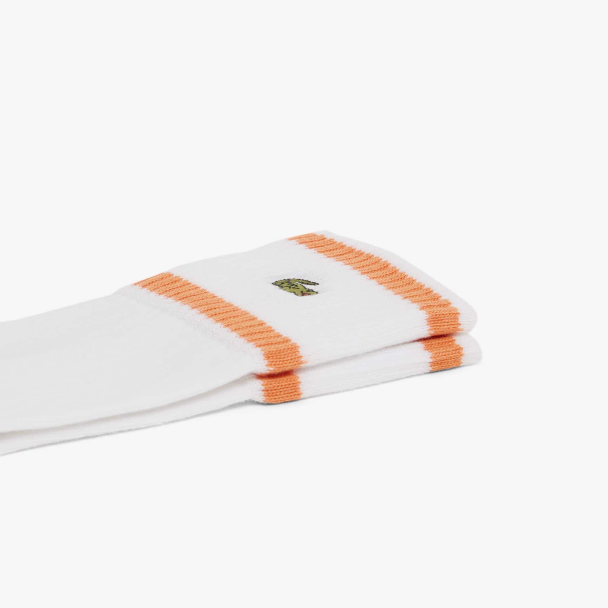 Thumbnail - Lacoste Tennissocken Roland-Garros Edition - Blanc / Orange Size 39/42