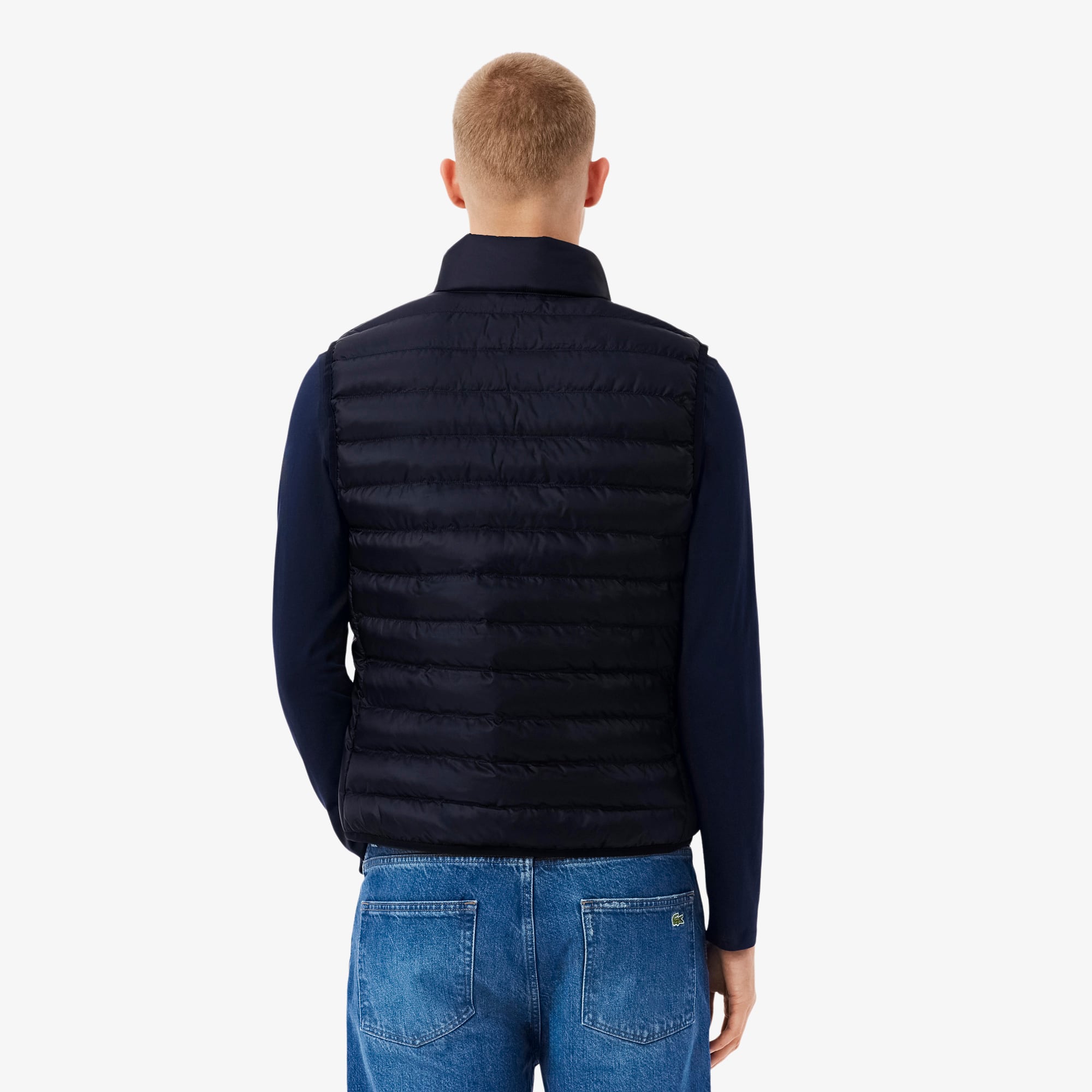 Thumbnail - Lacoste Wasserabweisende Puffer-Weste - Navy Blau Size 48 - S-M