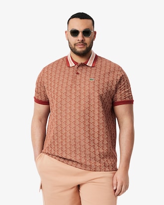 Classic Fit-Polohemd mit Monogramm aus Jacquard