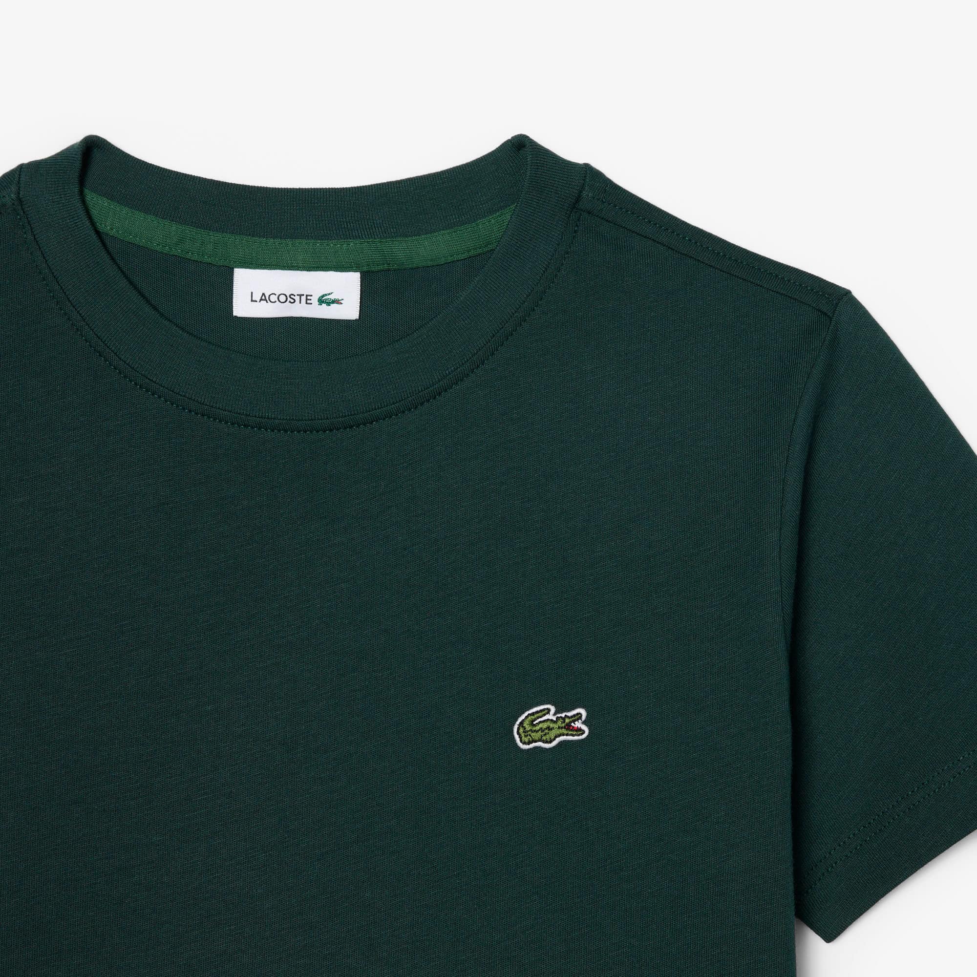 Thumbnail - Lacoste T-Shirt aus Baumwolle - Sinople Grün Size 9 - 10A