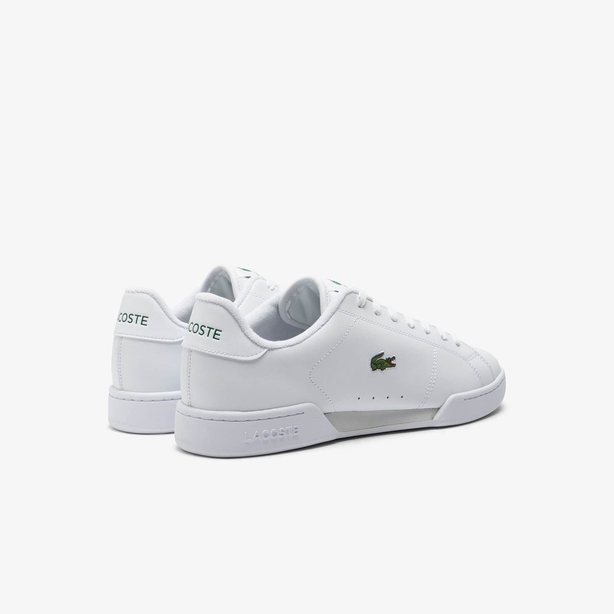 Thumbnail - Lacoste Herren-Sneakers Carnaby Cup aus Leder - WHITE/WHITE Size 43