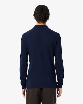 Slim Fit-Polohemd L.12.12 mit langen Ärmeln