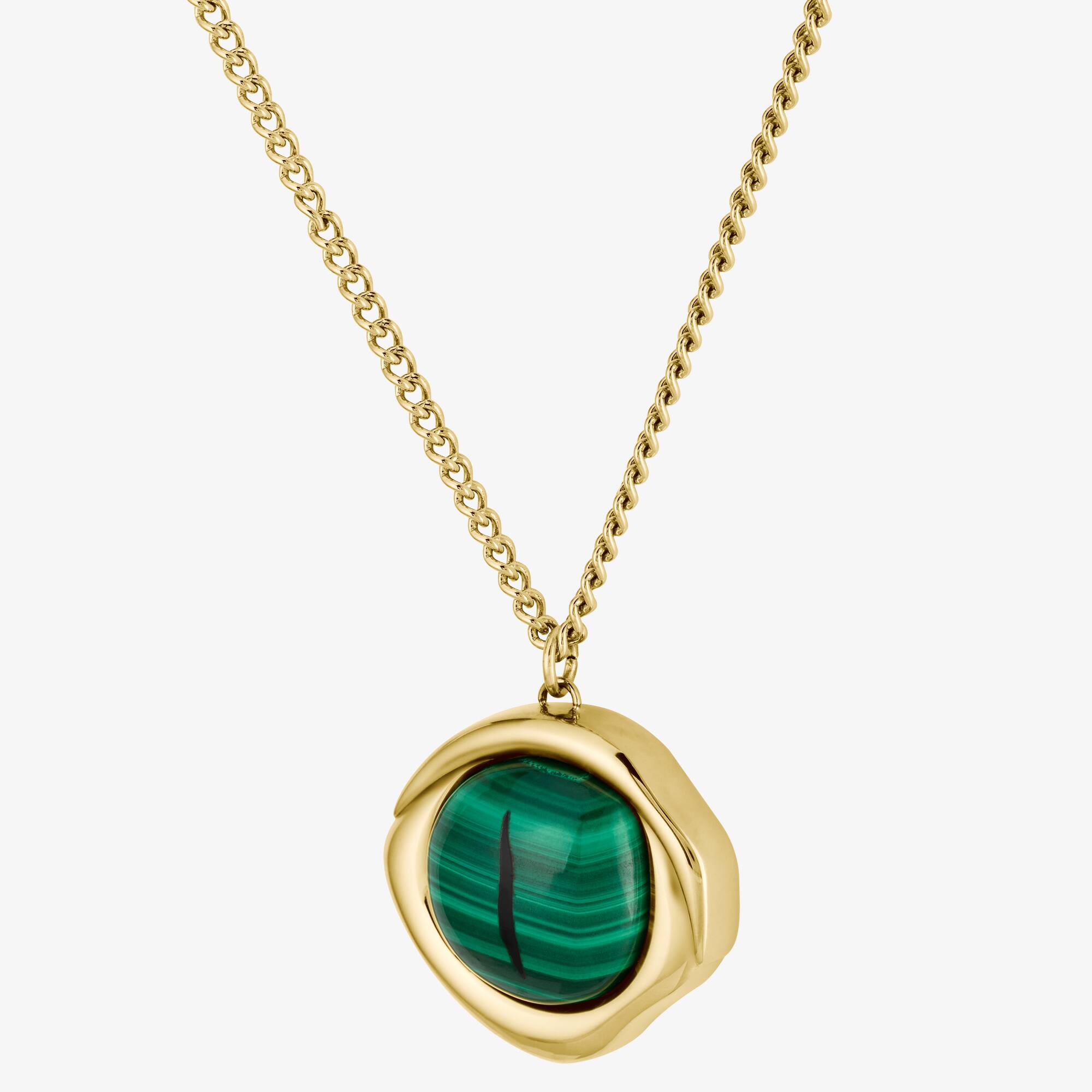 Thumbnail - Lacoste Halskette Fashion Show - GOLD AND GREEN Size One Size