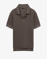 Kleid Runway aus Seide mit Polokragen