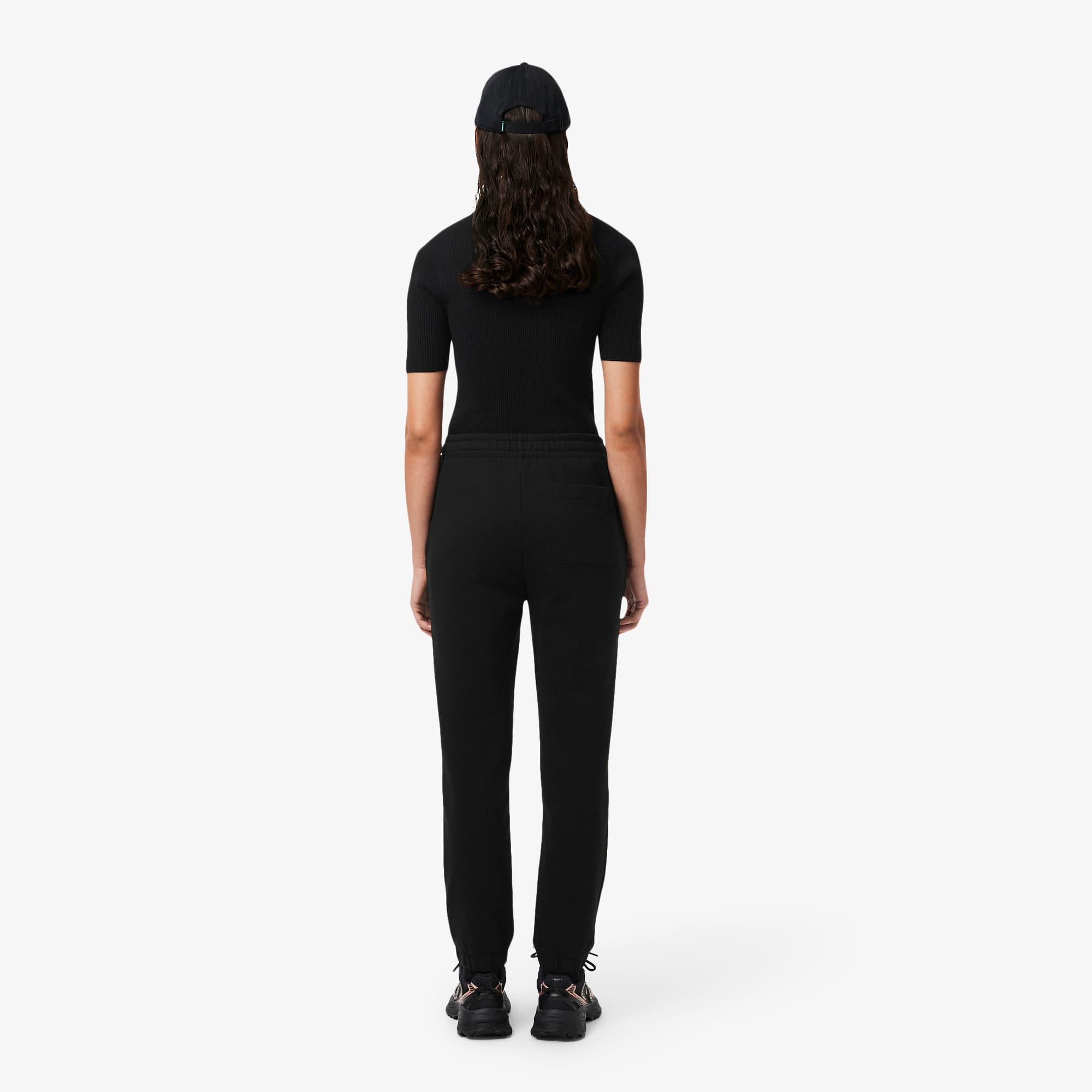 Thumbnail - Lacoste Straight Fit Logo-Jogginghose - Schwarz Size 46