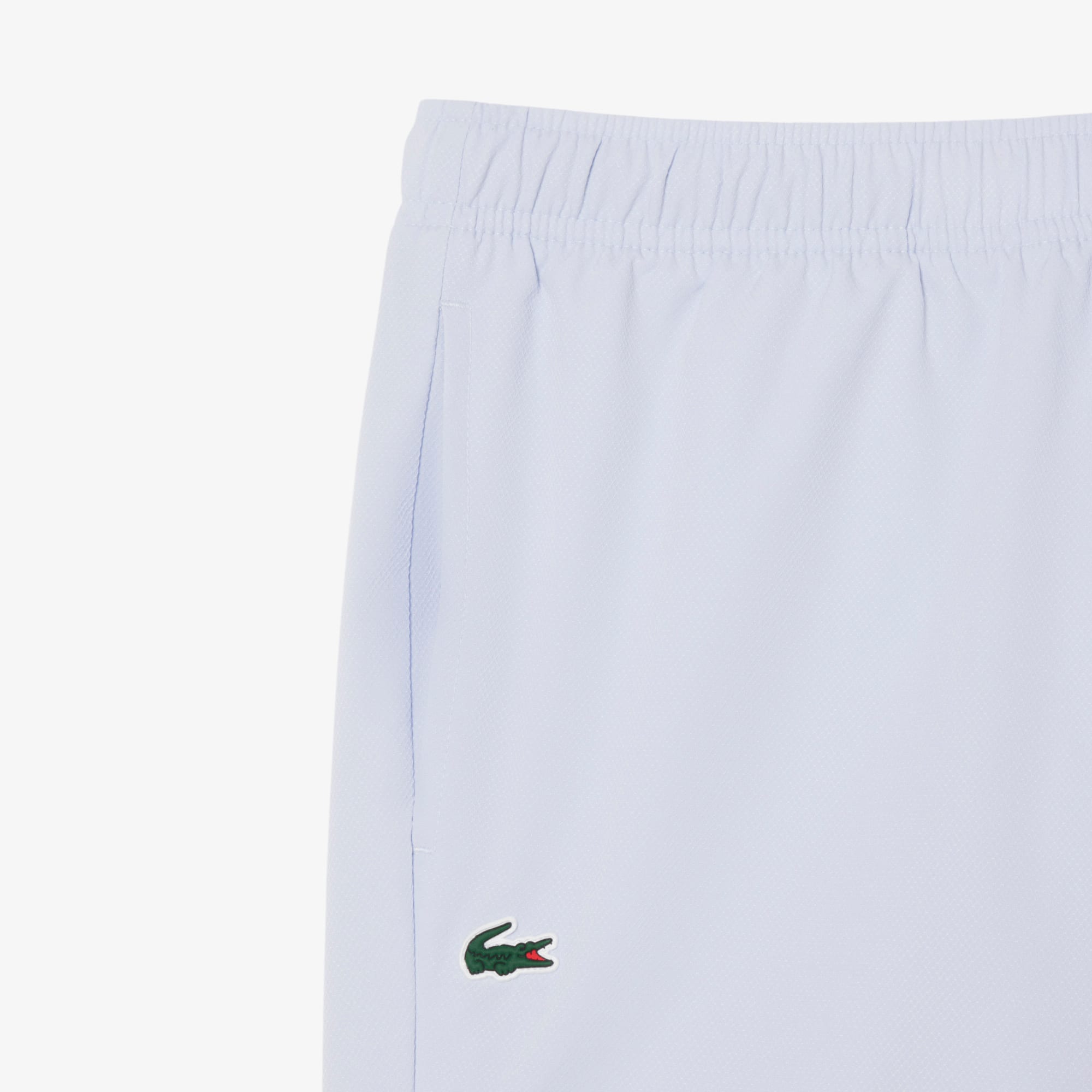 Thumbnail - Lacoste Sportshorts aus Diamant-Taft - Hellblau Size 9 - 10A
