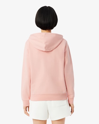 Fleece-Hoodie mit Rei&szlig;verschluss