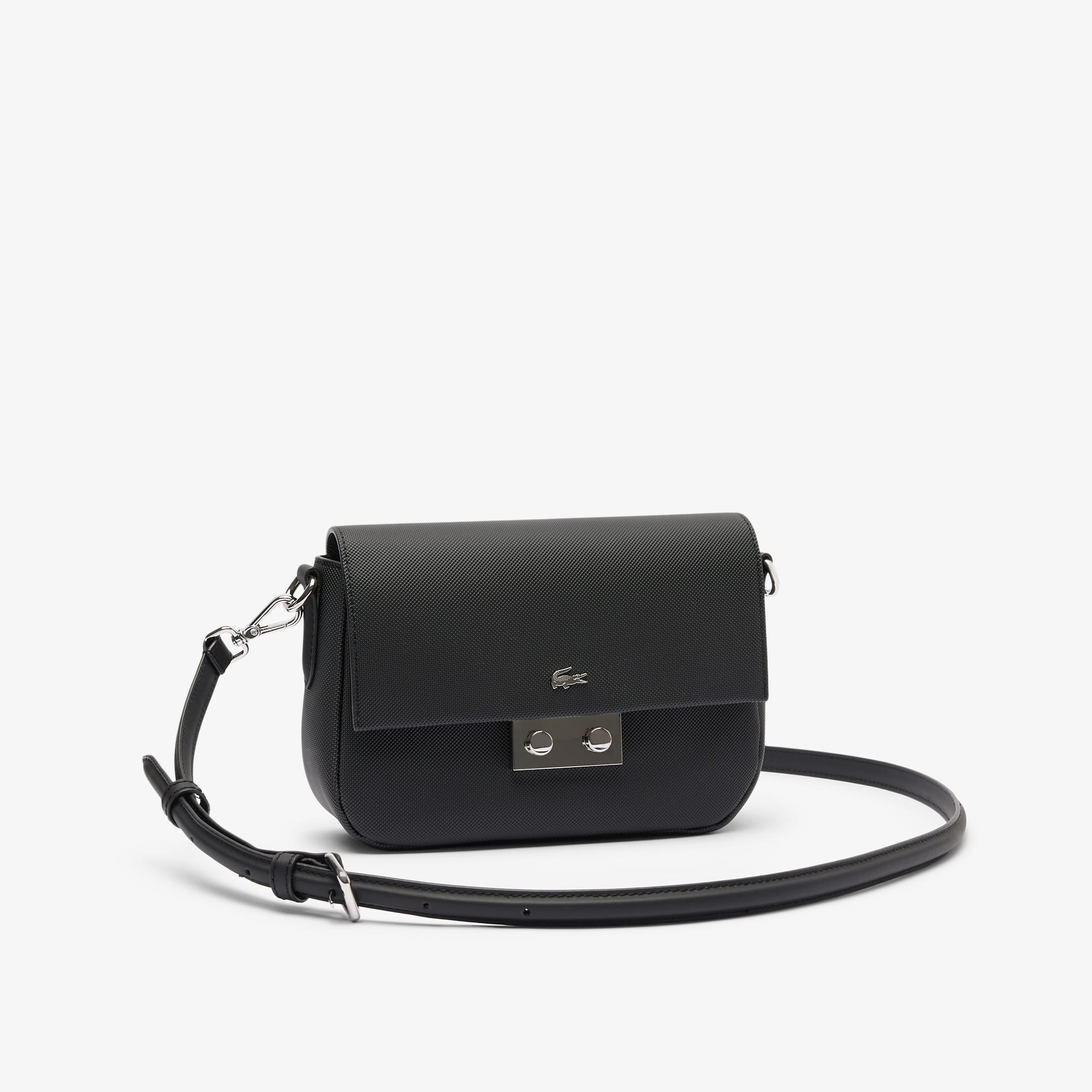 Thumbnail - Lacoste Kuriertasche mit Überschlag - BLACK Size One Size