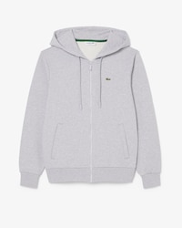 Fleece-Hoodie mit Rei&szlig;verschluss