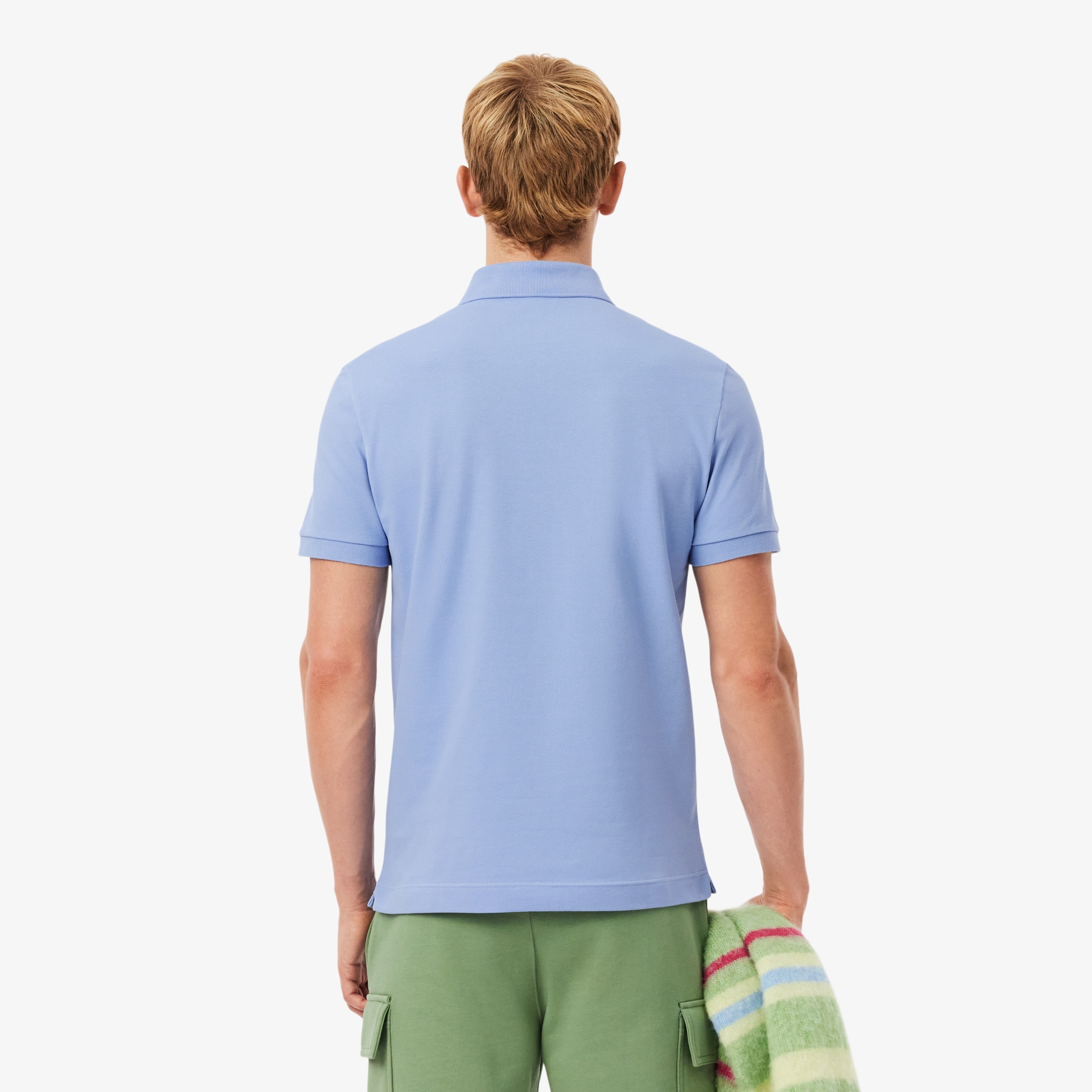 Thumbnail - Lacoste Regular Fit-Polohemd Paris aus Stretch-Piqué - Lila Size XS