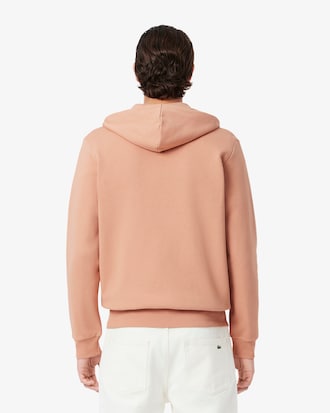Hoodie aus Fleece mit Reißverschluss