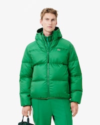 Kure, wasserabweisende Pufferjacke mit Kapuze
