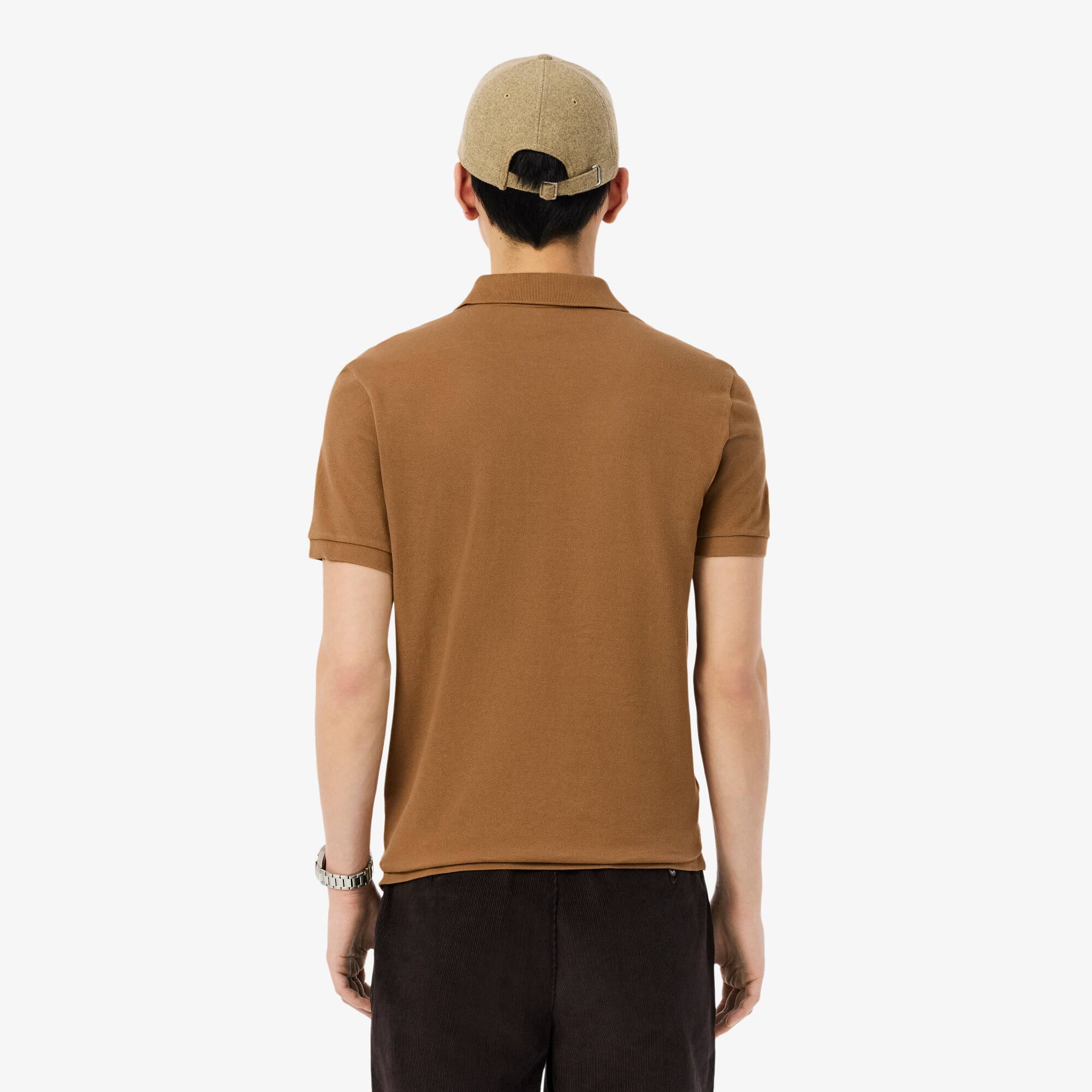 Thumbnail - Lacoste Slim Fit-Polohemd L.12.12 aus Piqué - Braun Size 6 - XL