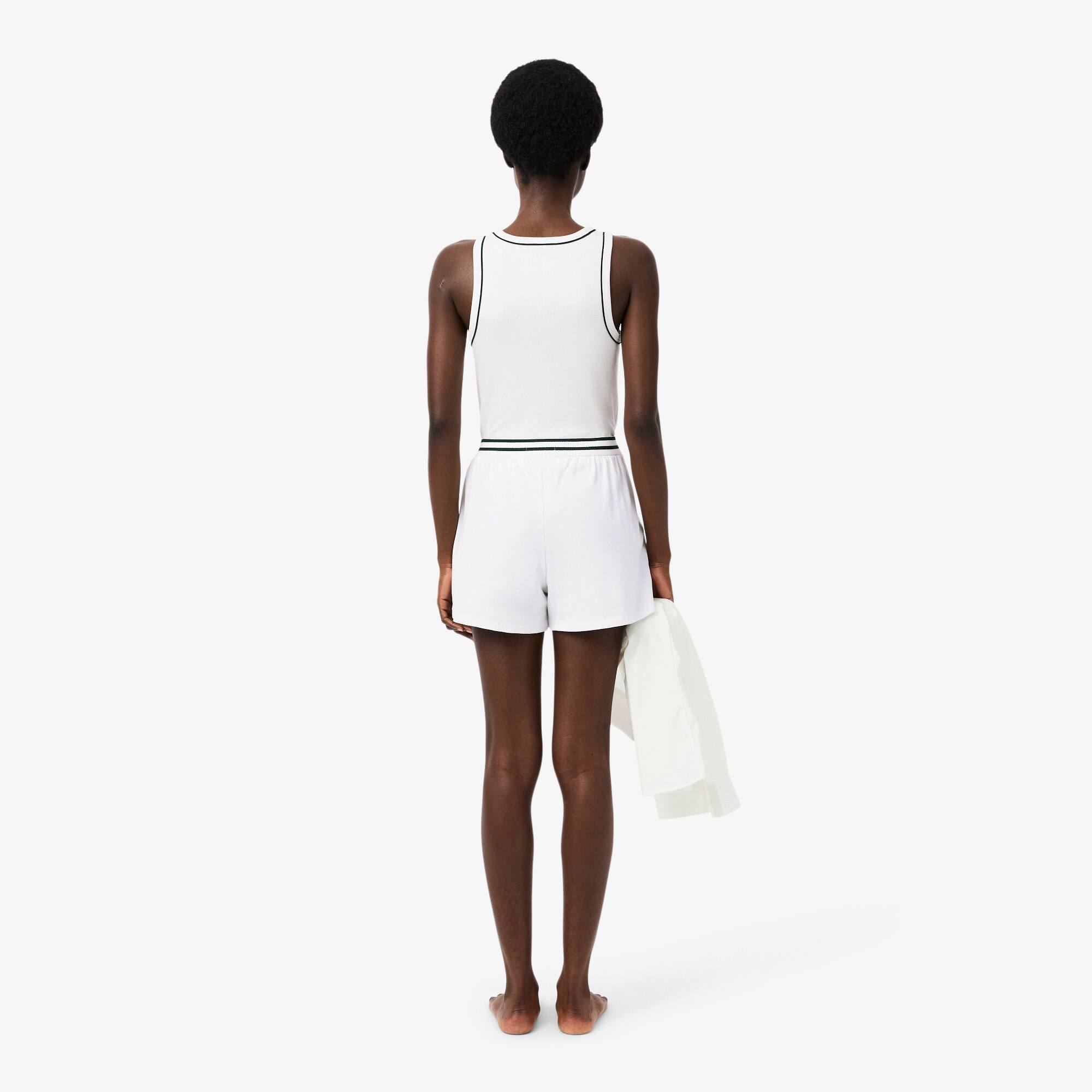 Thumbnail - Lacoste Pyjama-Set aus Baumwolle - Weiß Size S