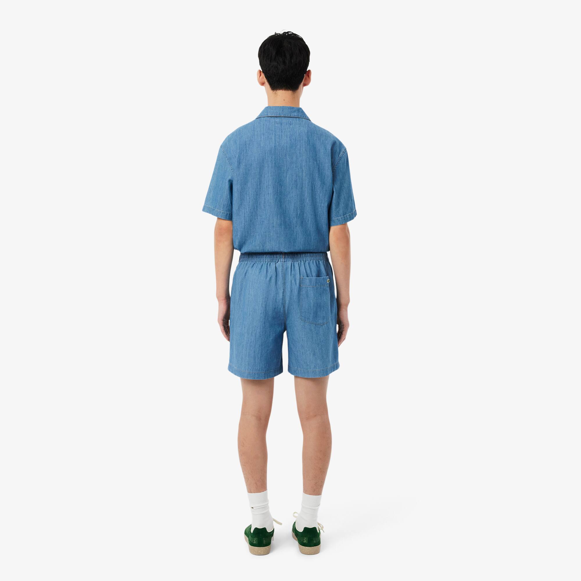 Thumbnail - Lacoste Relaxed Fit-Shorts aus Denim - Blau Size 3XL