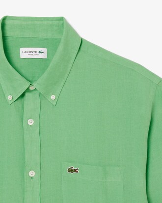 Regular Fit-Leinenhemd