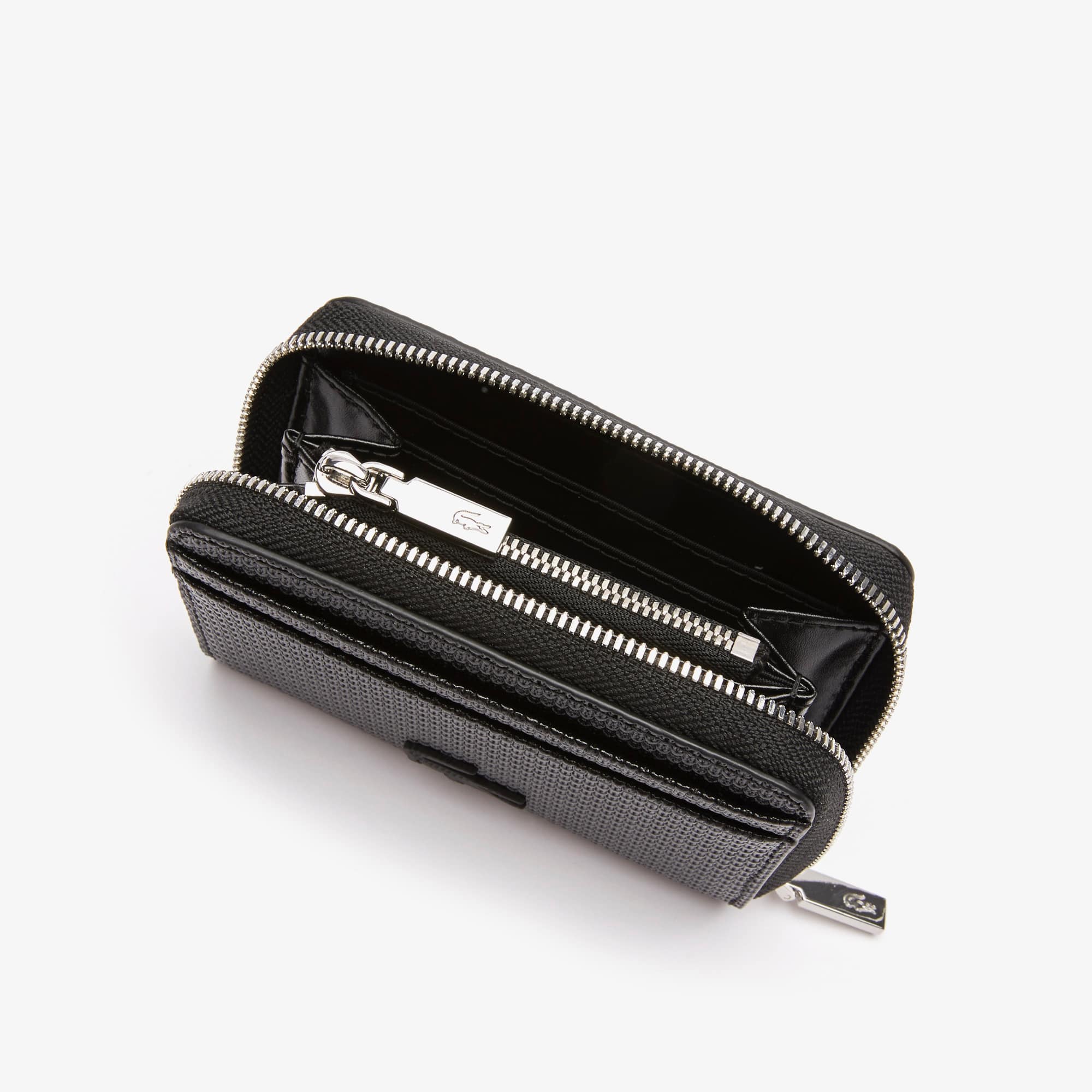 Thumbnail - Lacoste Geldbörse Chantaco aus Leder - BLACK Size One Size