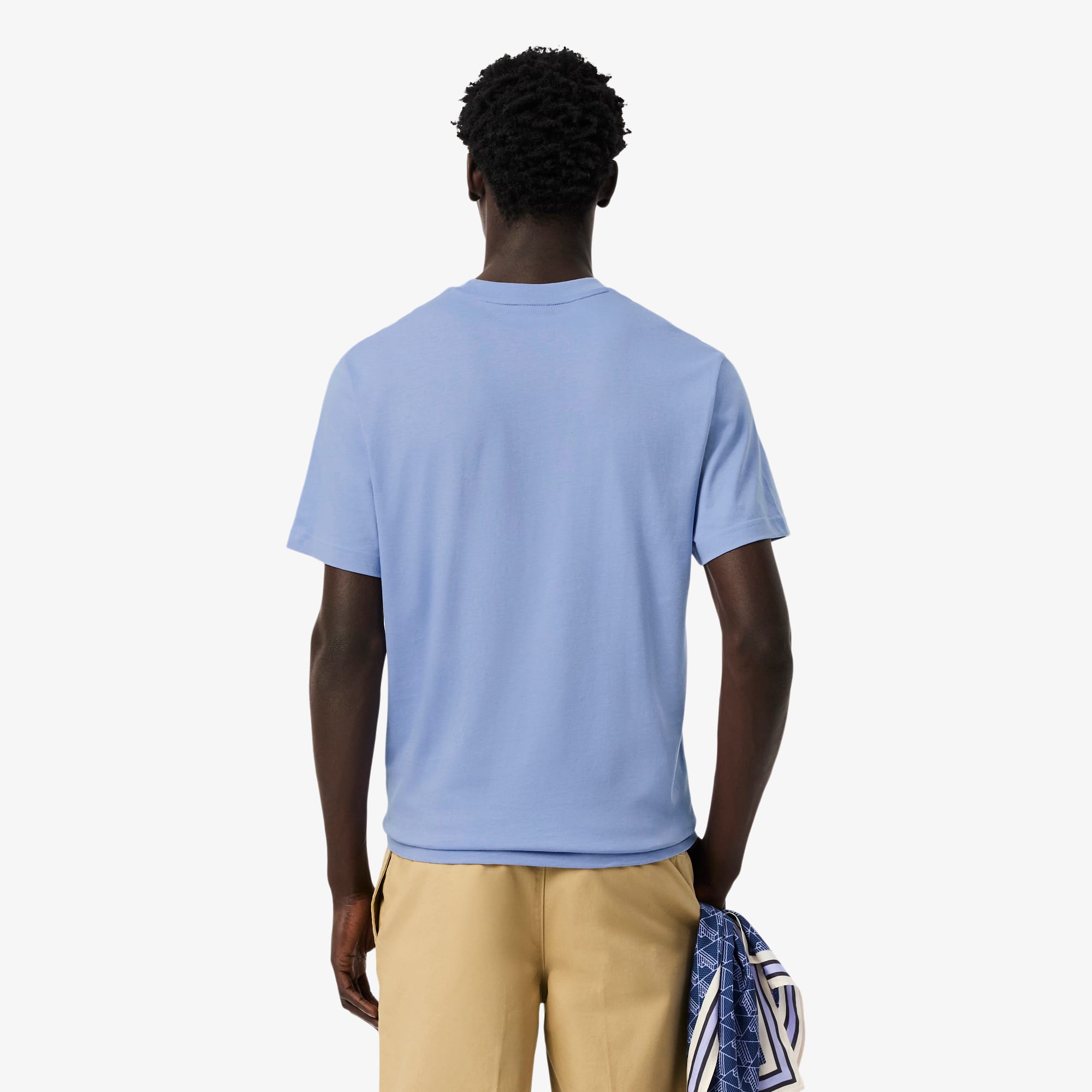 Thumbnail - Lacoste T-Shirt aus Baumwolle - Lila Size L