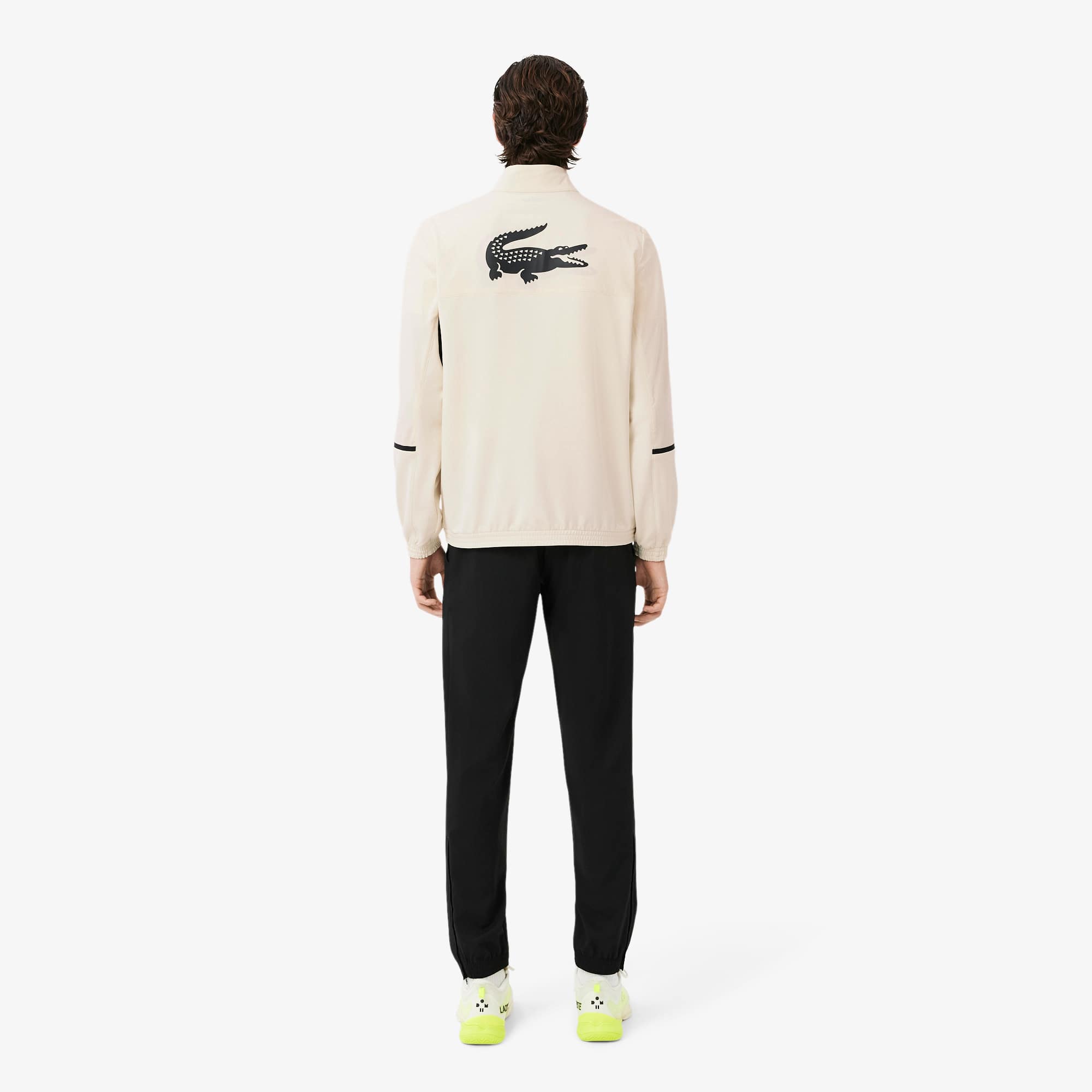 Thumbnail - Lacoste Trainingsanzug Lacoste Tennis x Daniil Medvedev - Weiß / Schwarz Size XS