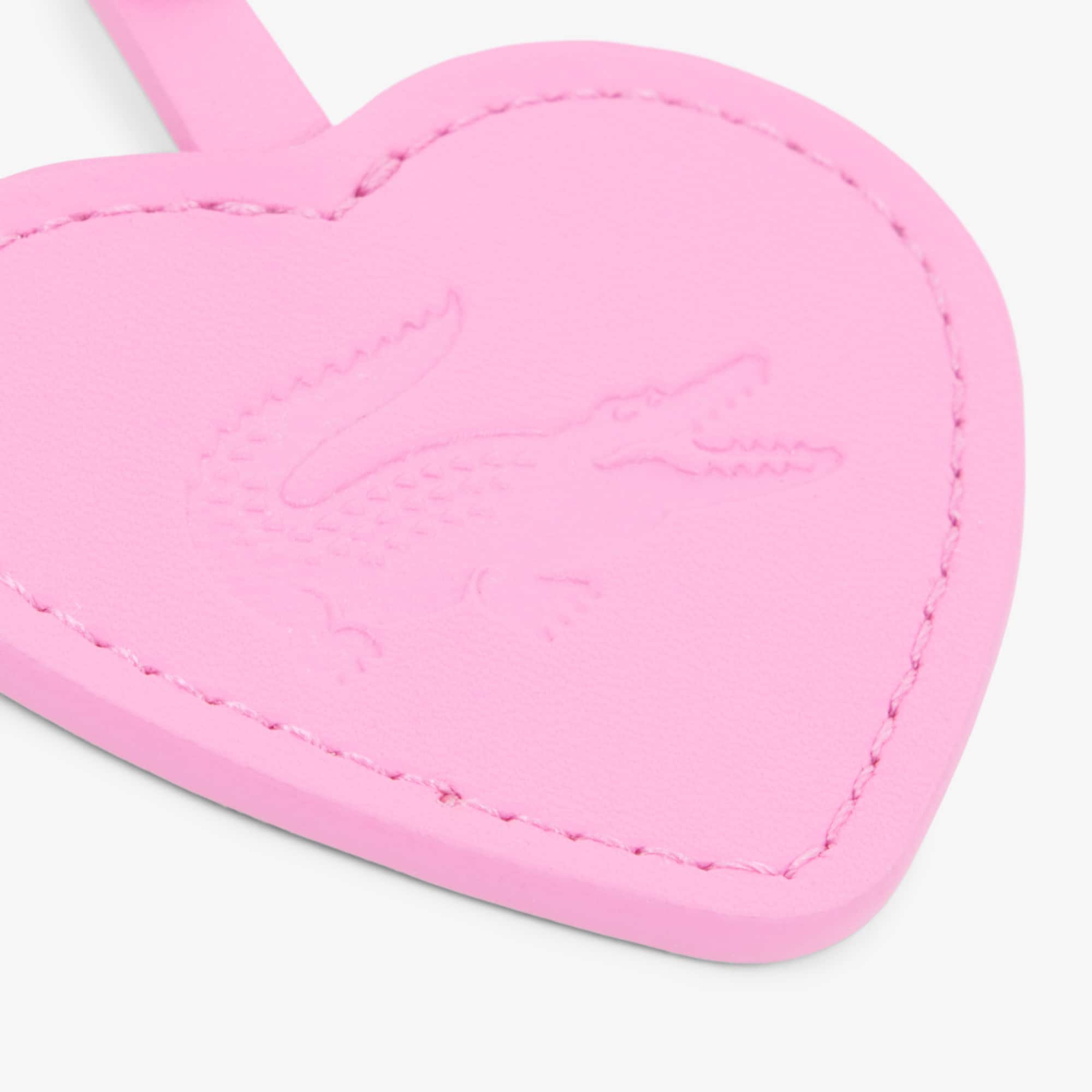 Thumbnail - Lacoste Schlüsselanhänger in Herzform mit L-Charm - FUSHIA Size One Size