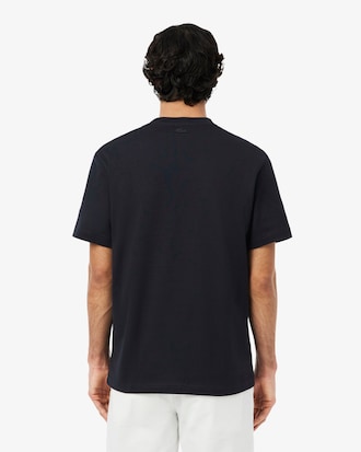 T-Shirt aus schwerem Jersey mit Stickerei