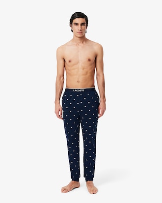 Bedruckte Pyjamahose aus Baumwolle