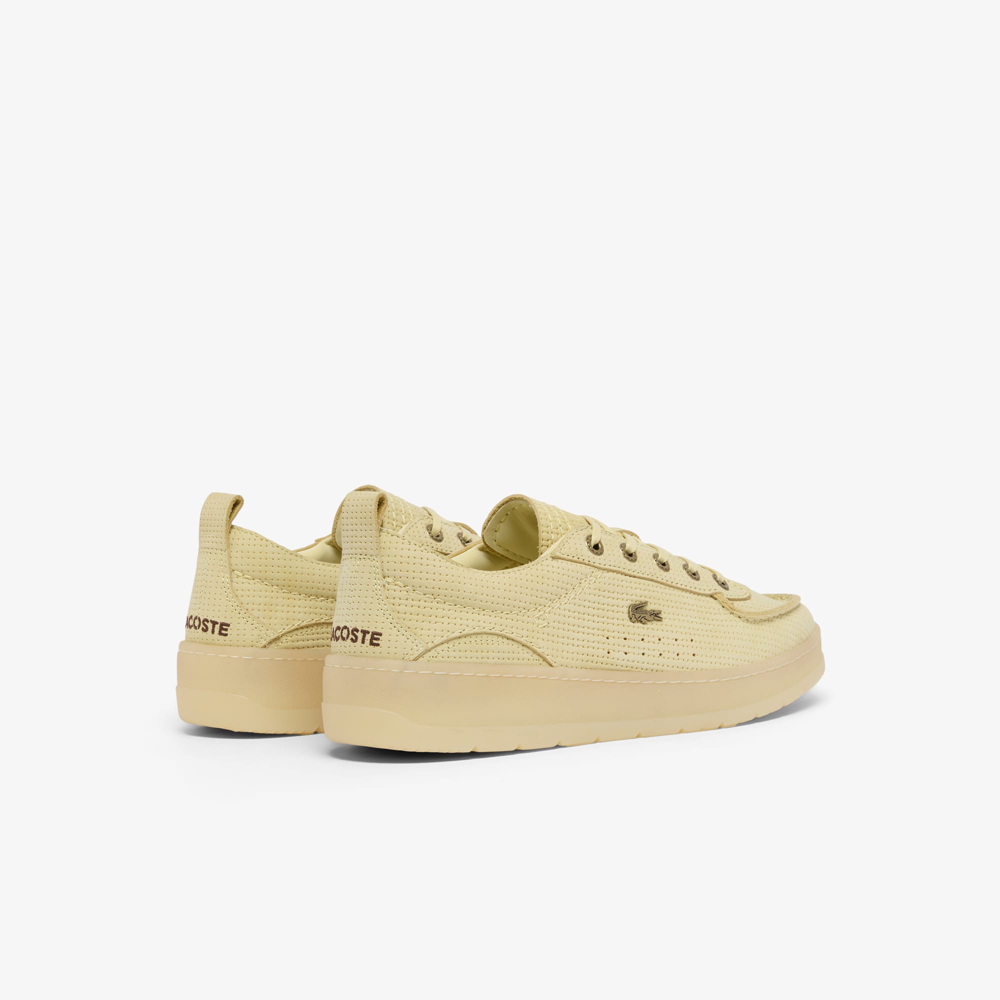 Thumbnail - Lacoste Herren-Sneakers Umpire aus Leder - NAT/OFF WHT Size 40