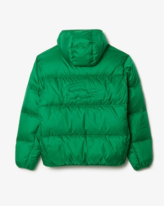 Kure, wasserabweisende Pufferjacke mit Kapuze