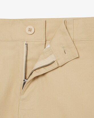 Lange Cargoshorts aus Gabardine