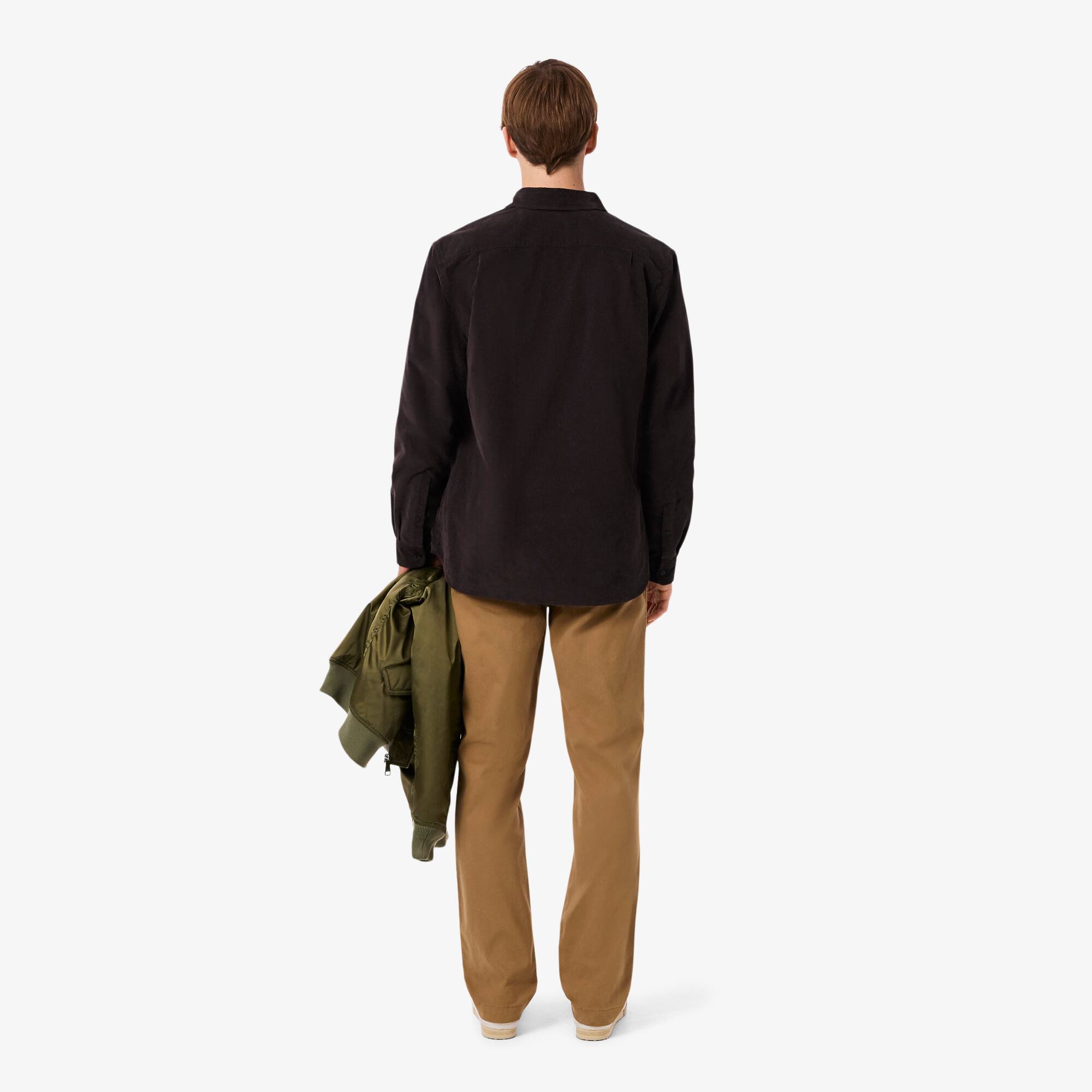 Thumbnail - Lacoste Regular Fit-Chinohose aus Cord - Braun Size 42/32