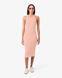 &Auml;rmelloses Kleid aus Baumwolle
