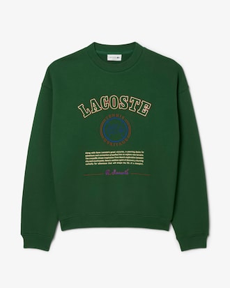 Sweatshirt aus Fleece mit Heritage-Stickerei