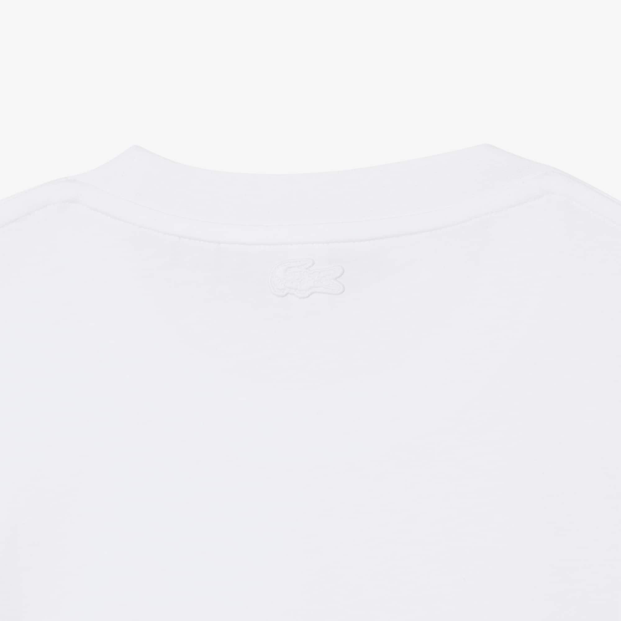 Thumbnail - Lacoste T-Shirt aus Baumwolle mit Print - Weiß Size 6 - XL