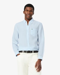 Regular Fit-Leinenhemd