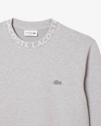 Sweatshirt aus Jersey mit Jacquard-Branding