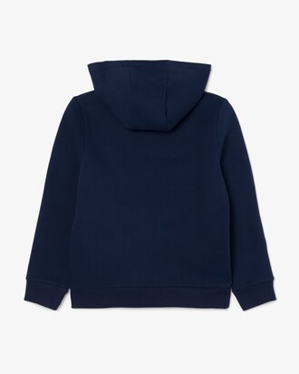 Fleece-Sweatshirt mit Colorblock-Design
