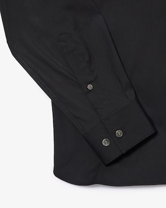 Slim Fit-Hemd aus Stretch-Popeline