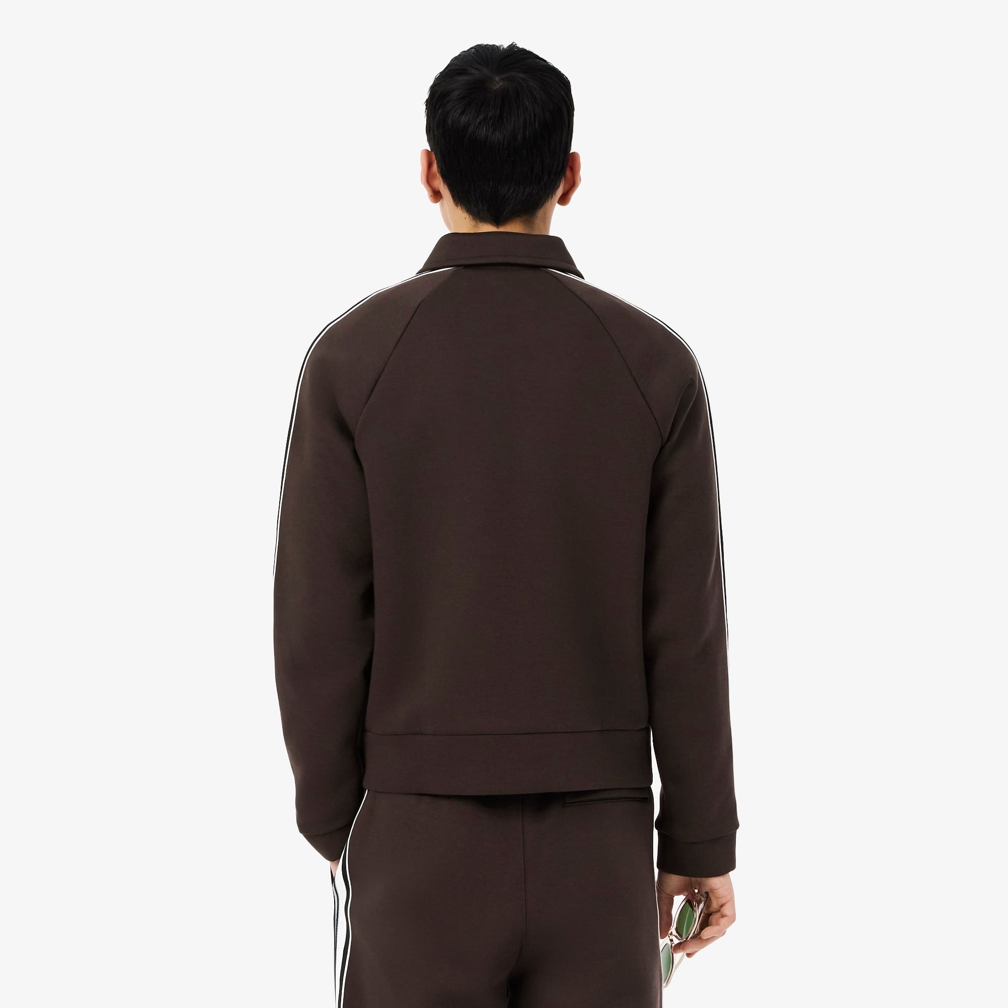 Thumbnail - Lacoste Französisches Sweatshirt mit Reißverschluss - Braun Size XXL